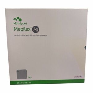 Mepilex Ag Antimicrobial Foam Dressing 8x8” 287400
